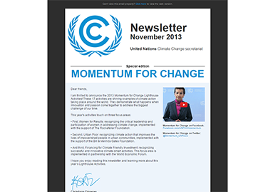 UNFCCC Newsletter